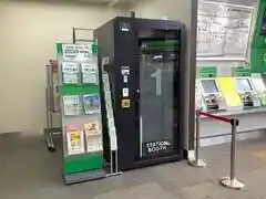 北上駅西口改札外
