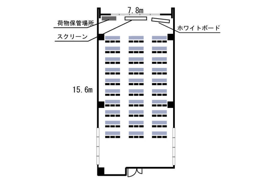 近商ビル10階Ａ室【四ツ橋・心斎橋エリア！駅から徒歩30秒！】２０～９０名まで。無料備品も多数！同ビル内に複数会場ございます