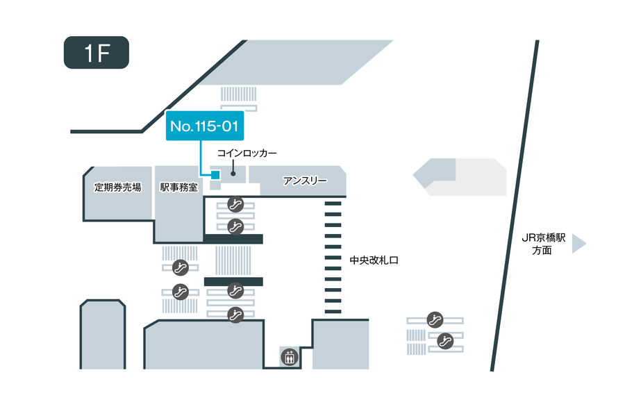 テレキューブ京阪電鉄京橋駅115-01-3
