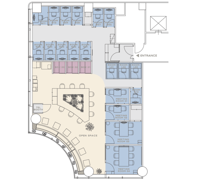 H1T蒲田 会議室 02-30