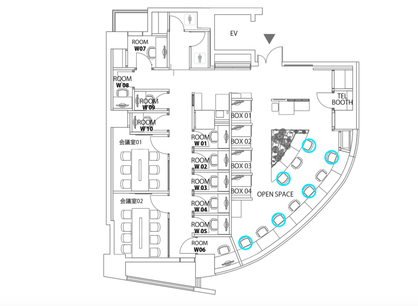 H1T六本木 ROOM W 06-37