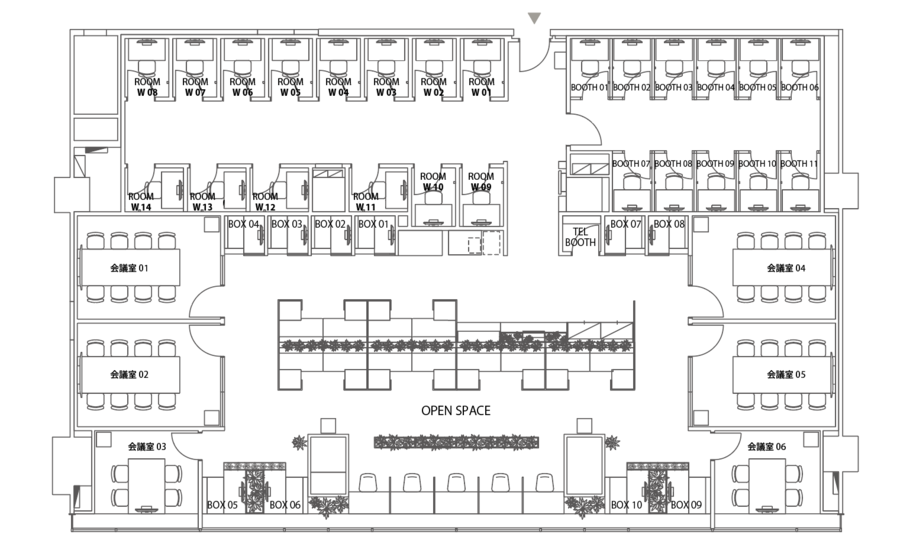 H1T有楽町 会議室 04-42