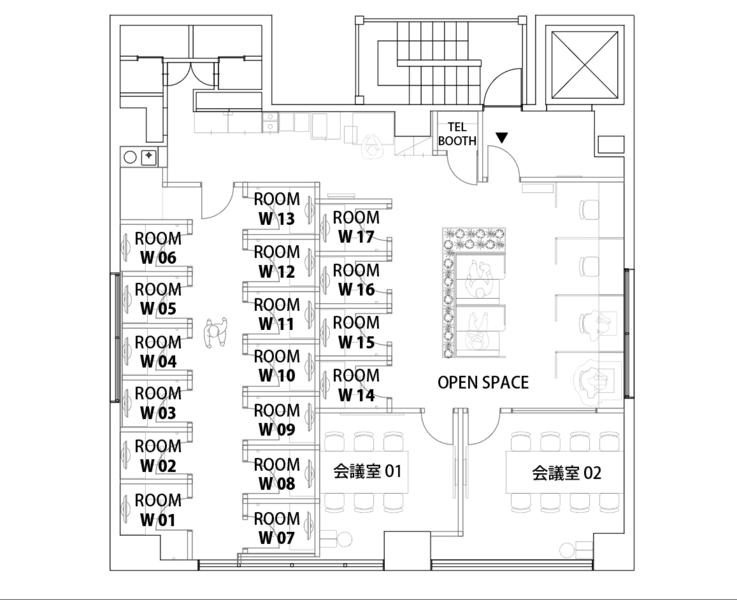 H1T九段下 ROOM W 14-3