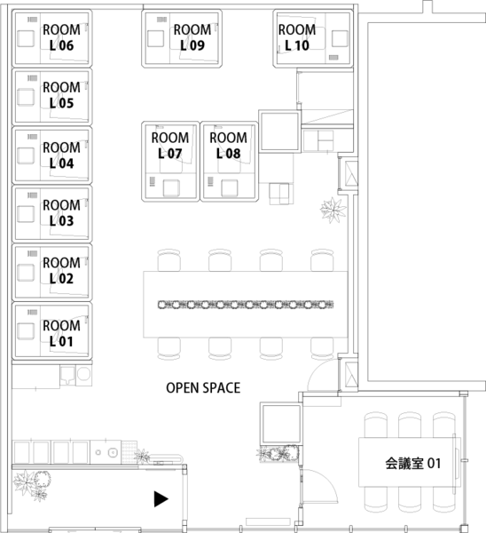 H1Tさいたま新都心 会議室 01-39