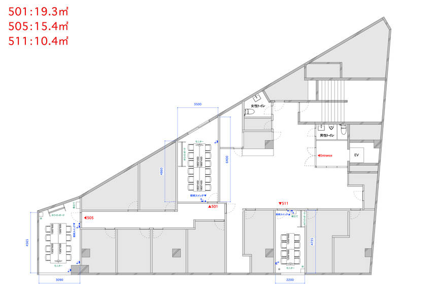 TIME SHARING 赤羽 IMBオフィス 511-16