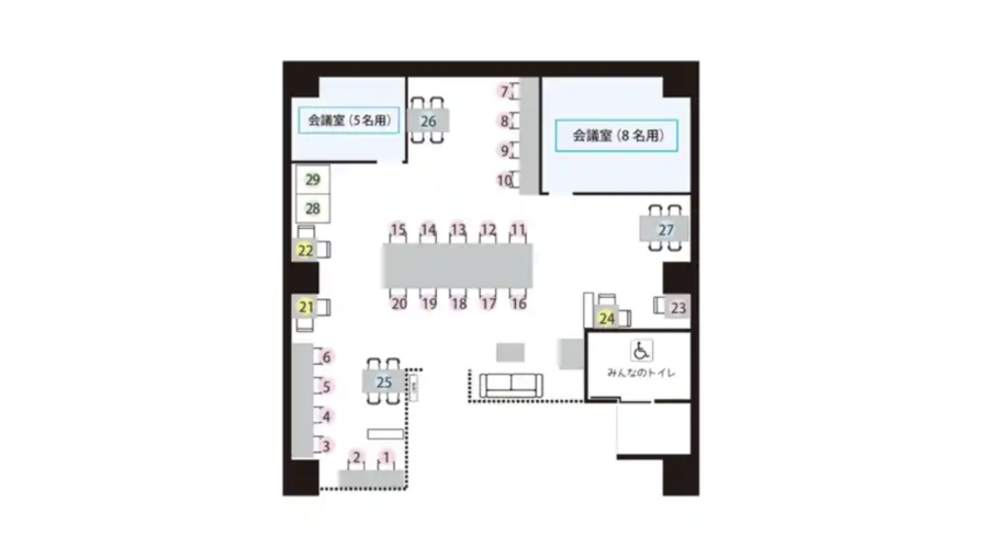 モディコワーキング4人用No.27-2