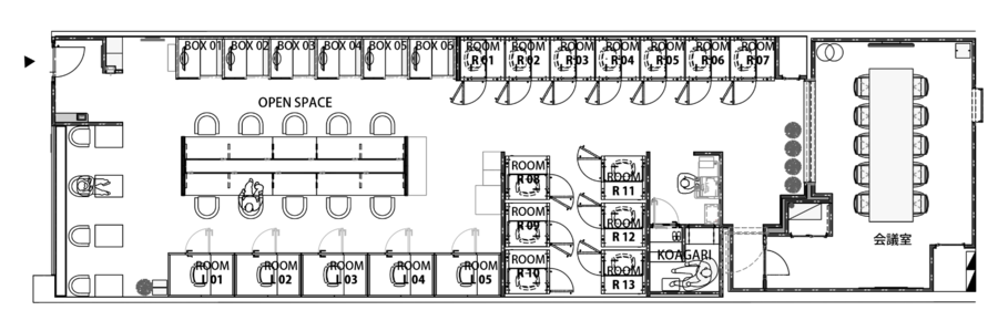 H1T高田馬場 OPENSPACE-25