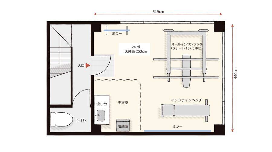 レンタルジムAivic新富町-30