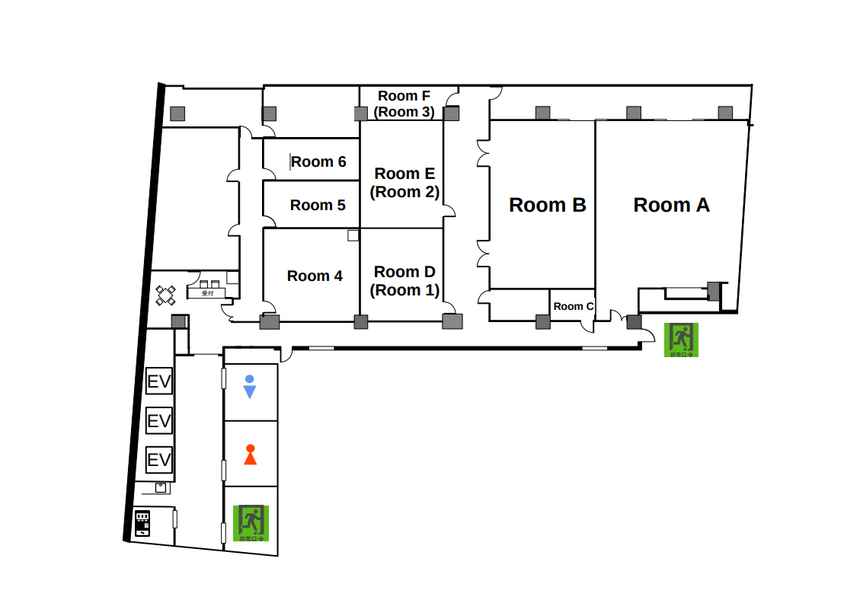 リロの会議室　コンフォート新宿会場　RoomD+E-8