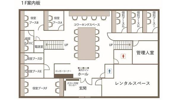 WorkWork Coworking＆Lab オープンスペース-2