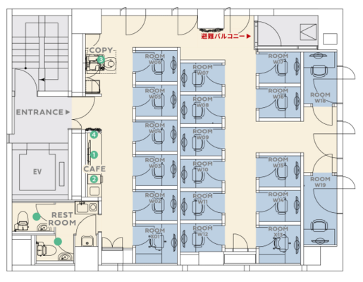 H1T神田 THE GARDEN ROOM W 12-3