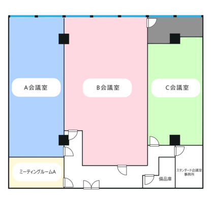 スタンダード会議室　大阪梅田店　C会議室-3