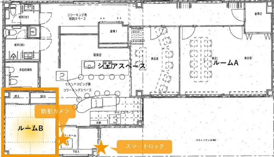 ツドイノヒロマ「ルームB」-2