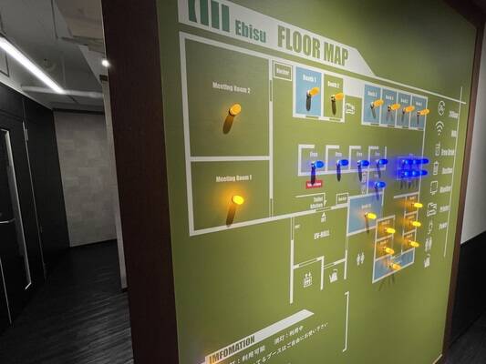 いいオフィス恵比寿 オープンスペース1名席【5階】（3）-1