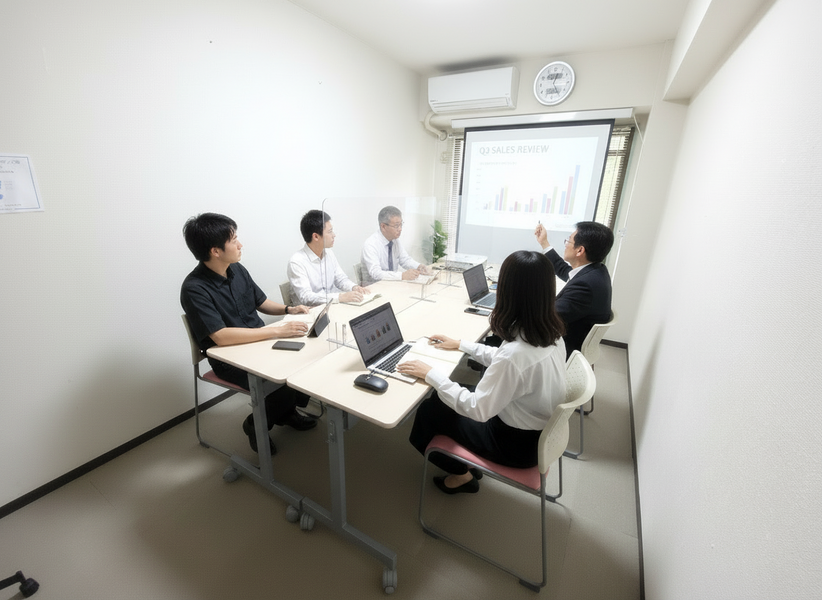 【レンタルスペース】【スペイシー】貸会議室 柏駅 10名の画像