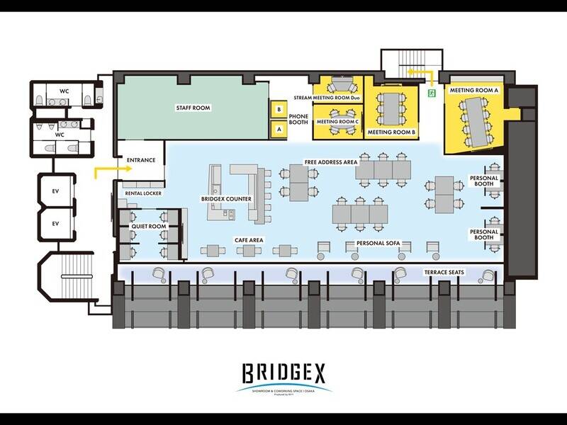 【BRIDGEX workplace】8名ミーティングルームA-8