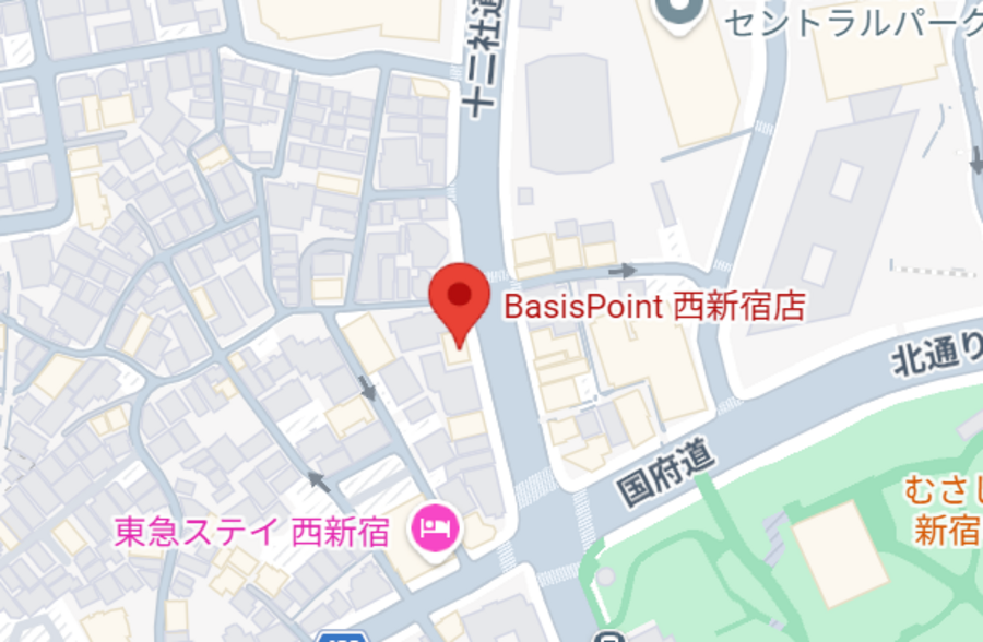 BasisPoint西新宿店 1名用鍵付き完全個室B-5