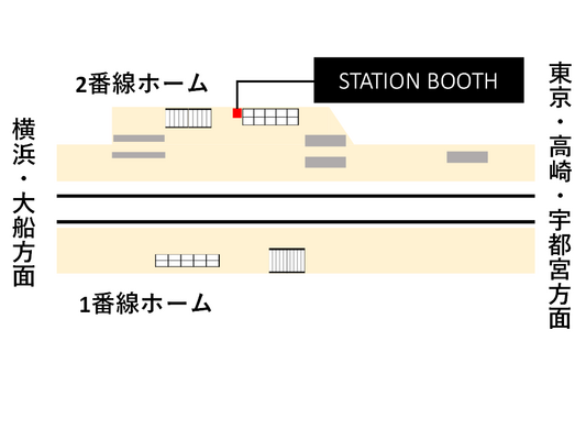 西大井駅改札内2番線ホーム-1