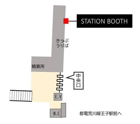 王子駅中央口改札外-1