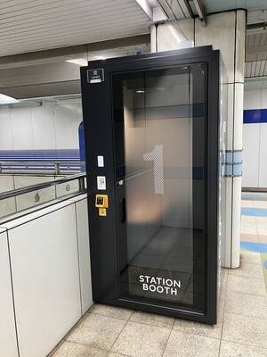 越中島駅改札外(出口２付近)-2