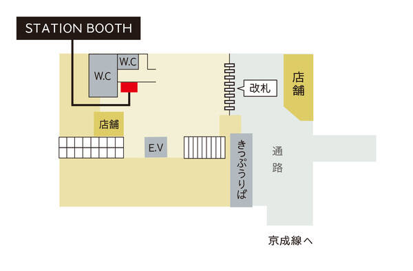 幕張本郷駅改札内-1