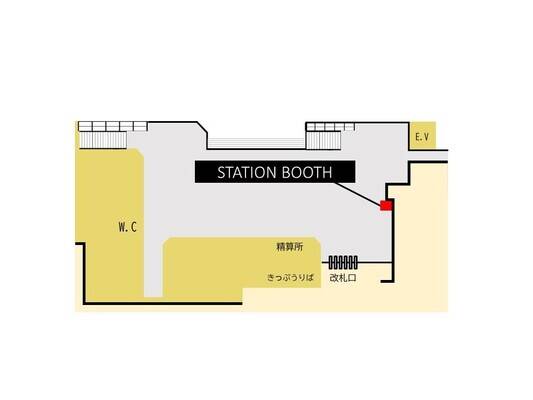 幕張豊砂駅改札内-1