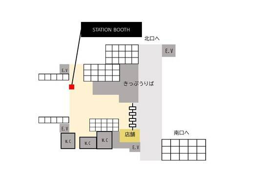 西府駅改札内-1