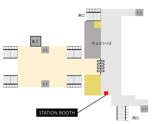 西武 新所沢駅改札外-1