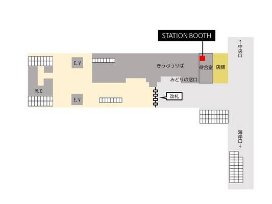 日立駅改札外待合室-1