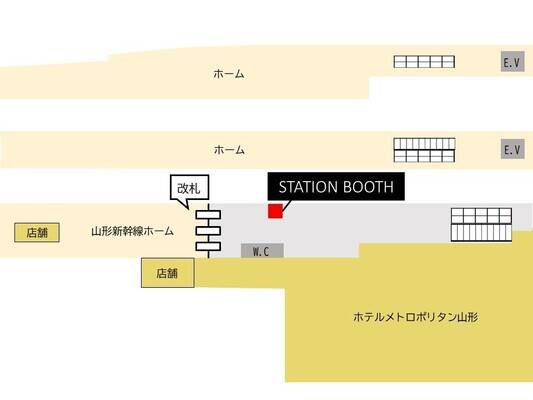 山形駅改札内1階コンコース-1
