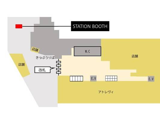 信濃町駅改札外(改札口付近)-1