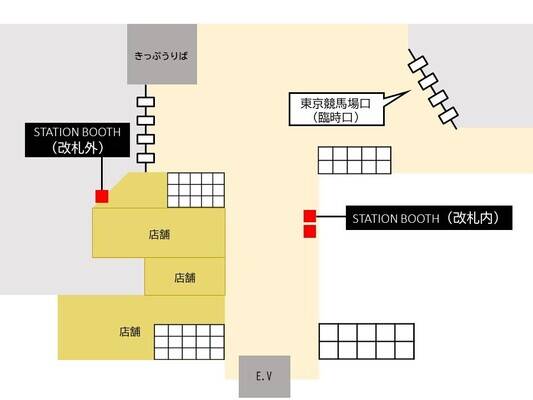 府中本町駅改札内-1