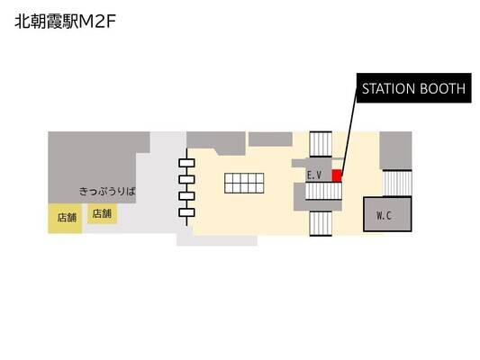 北朝霞駅改札内-1