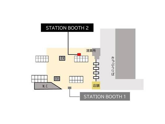 新小岩駅改札内（3・4番線側階段付近）-1