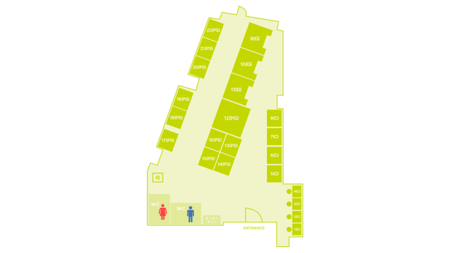 FEEEP 恵比寿西口店｜定員6名完全個室｜部屋番号12(PG)-22