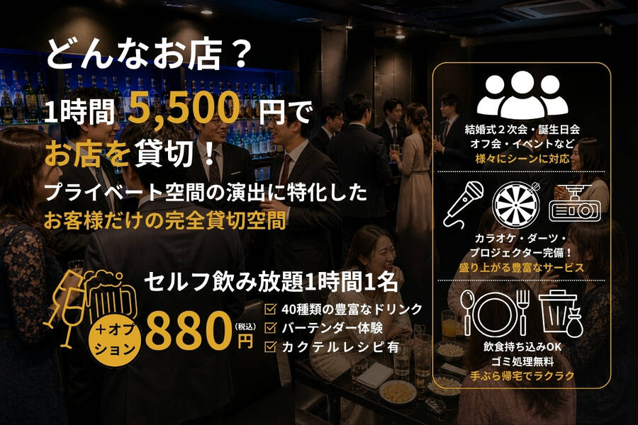 完全貸切セルフBar専門店BarTK心斎橋-26